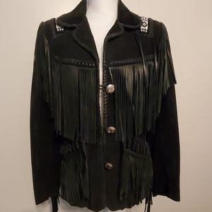 Suede fringe  jackets